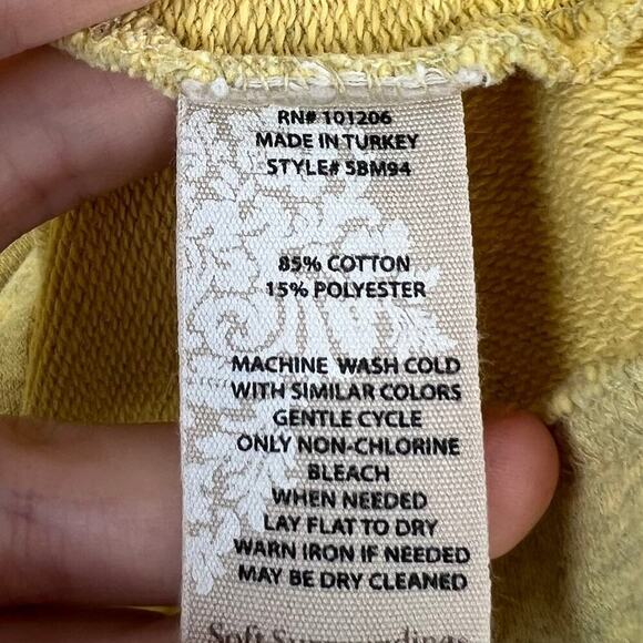 Soft Surroundings Soho French Terry Hooded Tunic Sweatshirt Pullover Size 2X - Picture 8 of 9